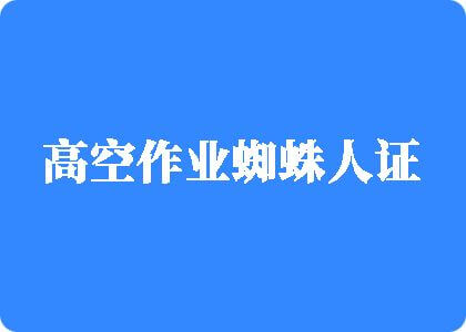 轻点操逼视频高空作业蜘蛛人证